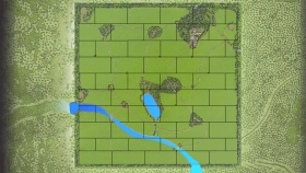 Calm Lands Map for FS25