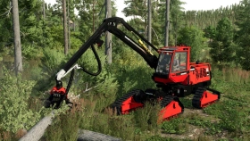 Komatsu Harvester 911 for FS25