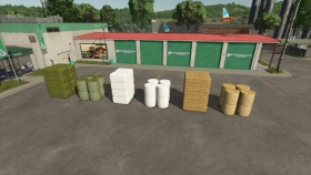 Liftable Pallets And Bales for FS25
