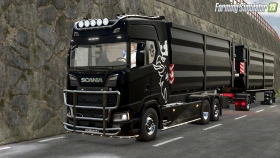Scania S Hooklift Truck for FS25