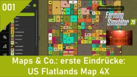 US Flatlands Map 4x for FS25