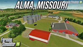 Alma, Missouri Map for FS25