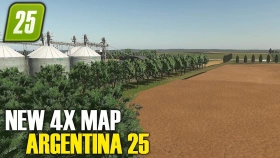 Argentina 25 Map for FS25