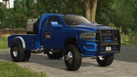 Dodge Ram 3500 Flatbed 2019 for FS25