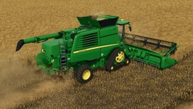 John Deere T-Series + 600X Headers for FS25