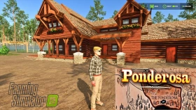 Ponderosa Pine Forest Map for FS25