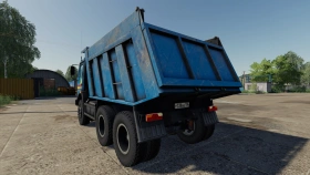 KamAZ 65115 Blue + Green Dump Truck for FS25
