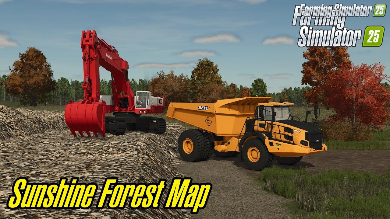 Sunshine Forest Map v1.0.0.5 for FS25