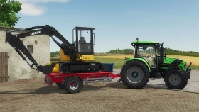 John Deere 50G Forestry Excavator for FS25