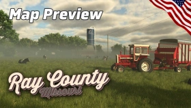 Ray County, Missouri Map for FS25