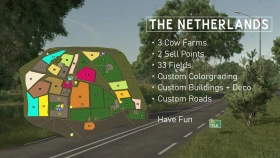 The Netherlands Map for FS25