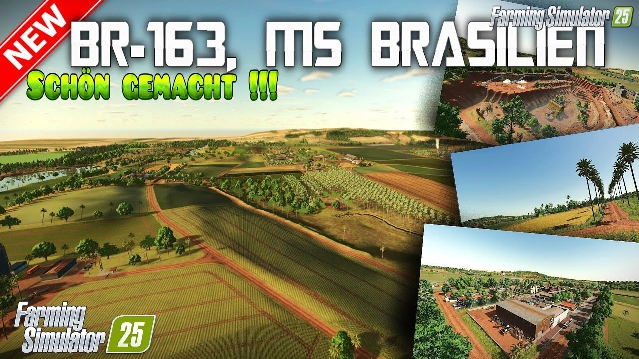 BR-163, MS Brazil Map v1.0 for FS25