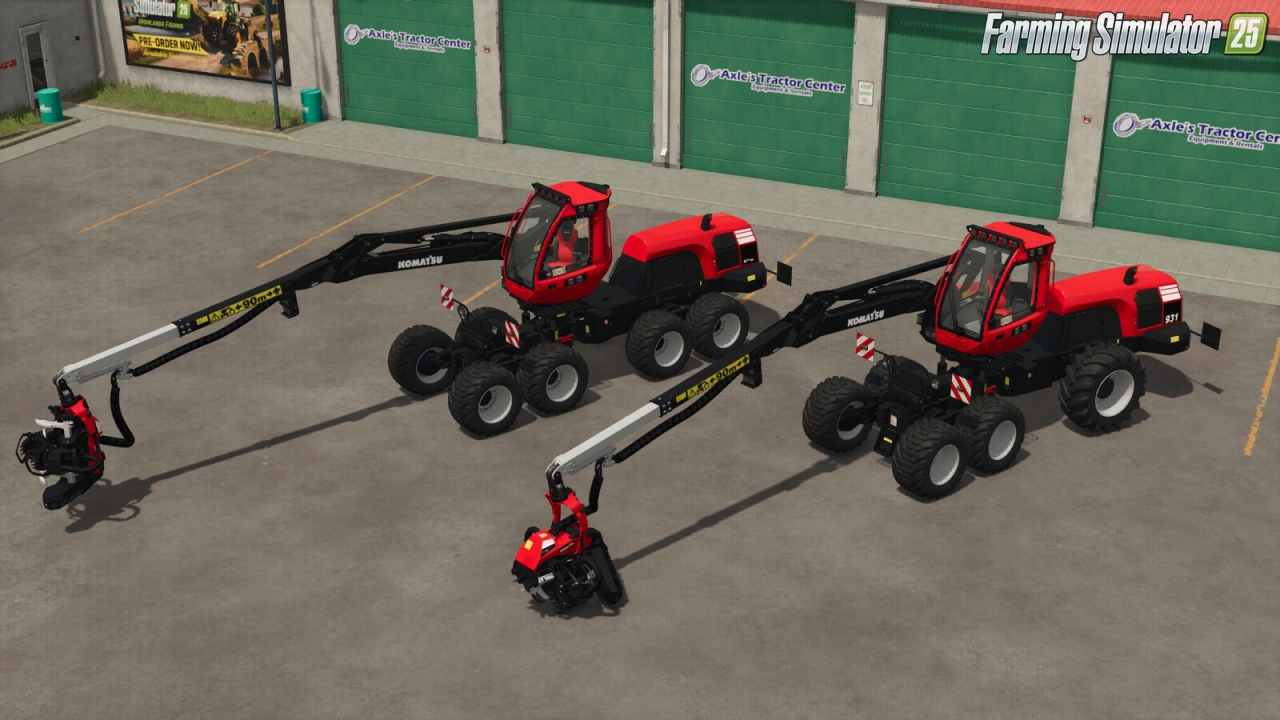 Komatsu 931 Pack v1.0 for FS25