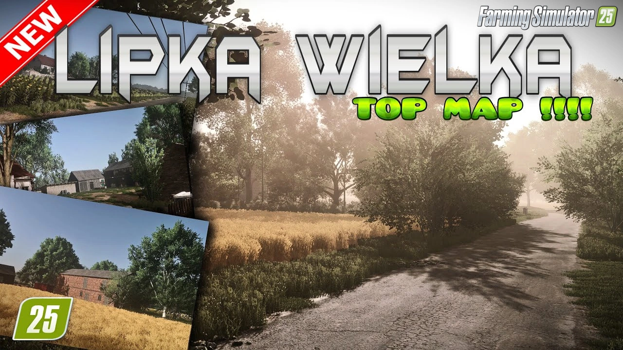 Lipka Wielka Map v1.0 for FS25