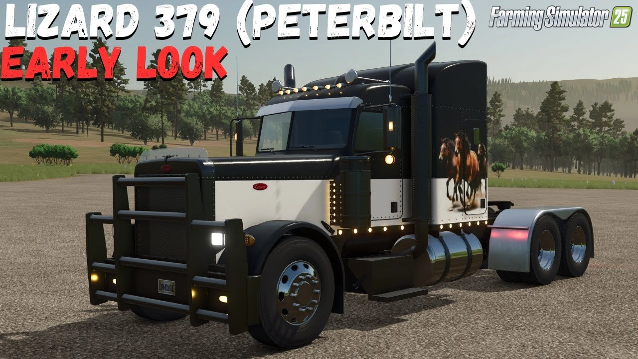 Lizard 379 (Peterbilt 379) Truck v1.1 for FS25
