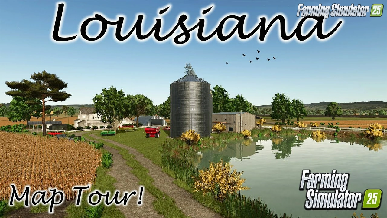 Louisiana Map v1.0 for FS25