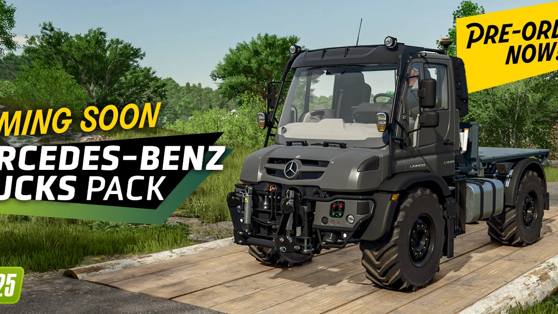 Mercedes-Benz Trucks Pack coming soon for FS25