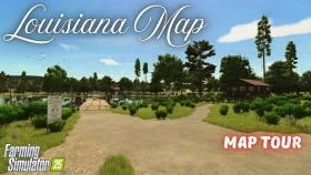 Louisiana Map for FS25