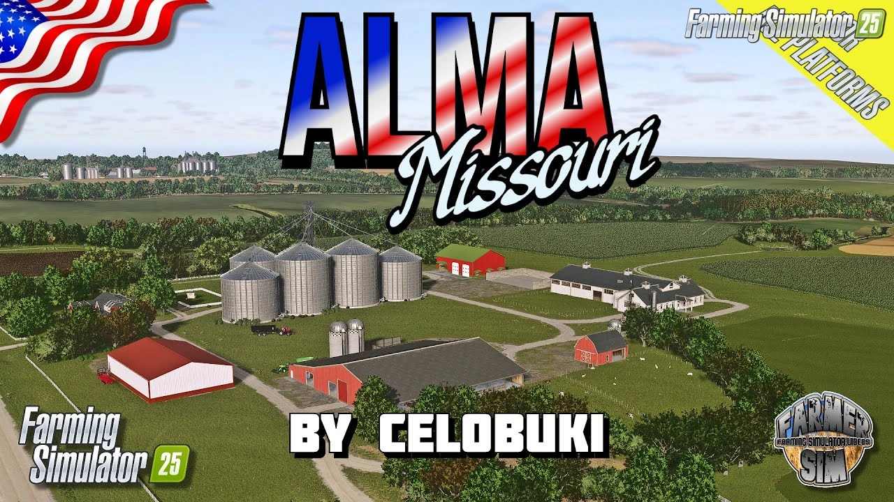 Alma, Missouri Map v1.1.0.1 for FS25