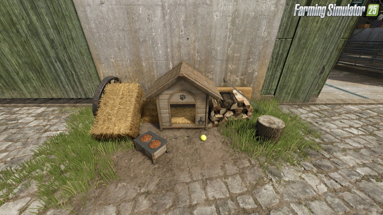 Dog House With Decoration v1.0 for FS25