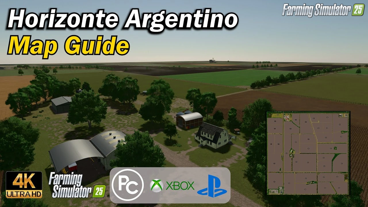 Horizonte Argentino Map v1.0 for FS25