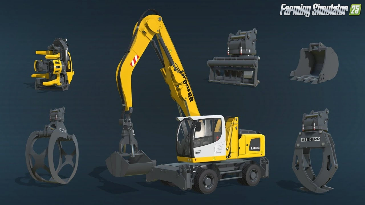 Liebherr LH26 Excavator v1.1 for FS25