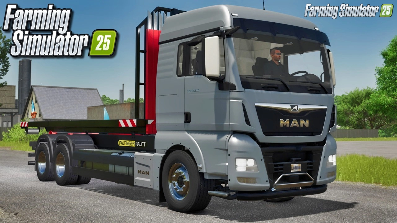 MAN TGX Hooklift Truck v1.0 for FS25