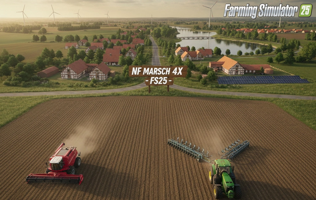 NF Marsch 4fach Map v1.7 for FS25