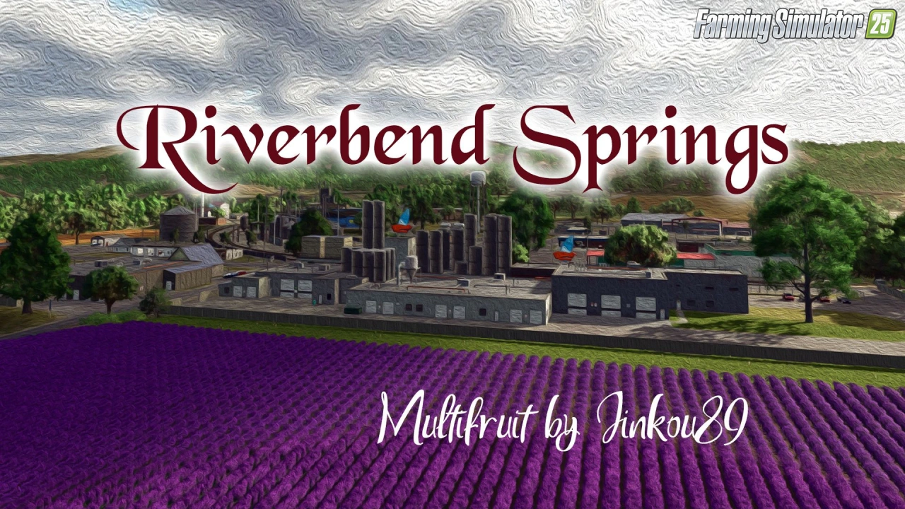 Riverbend Springs Multifruit Map v1.3.1 for FS25