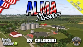 Alma, Missouri Map for FS25