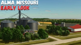 Alma, Missouri Map for FS25