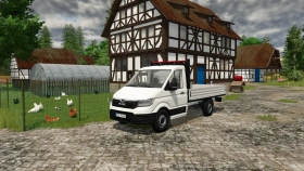 MAN TGE Flatbed Truck for FS25
