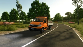 MAN TGE Flatbed Truck for FS25
