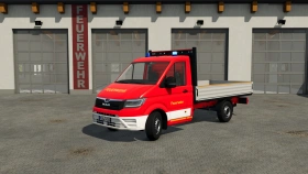 MAN TGE Flatbed Truck for FS25