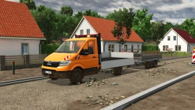 MAN TGE Flatbed Truck for FS25