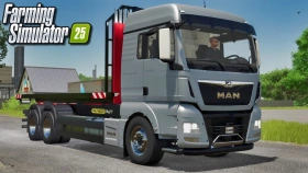 MAN TGX Hooklift Truck for FS25