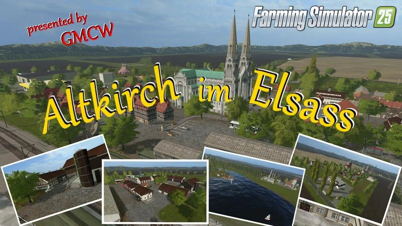 Altkirch in Alsace Map v1.0.0.1 for FS25