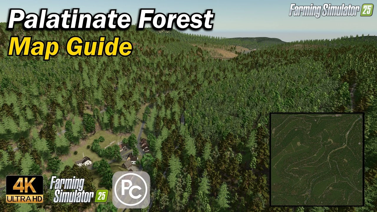 Palatinate Forest Map v1.0.0.2 for FS25