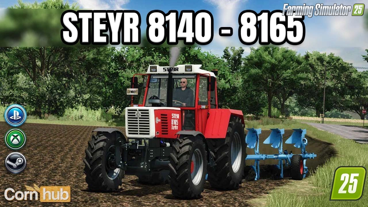 Steyr 8140 - 8165 Tractor v1.0 for FS25