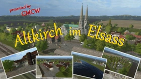 Altkirch in Alsace Map for FS25