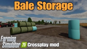 Bale Storage Placeable for FS25