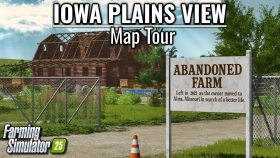 Iowa Plains View Map for FS25