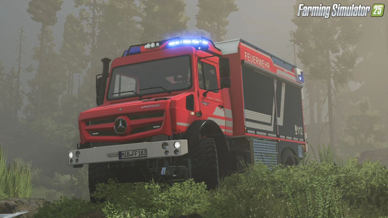Mercedes Benz Trucks Unimog 5023 TLF 3000 v1.0.0.1 for FS25