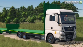 MAN TGX 6x2 Straw Bale Truck for FS25