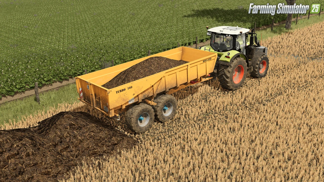 Rolland Turbo 160 Trailer v1.0 for FS25