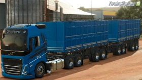 Randon Short Bulk Road Train Trailer for FS25