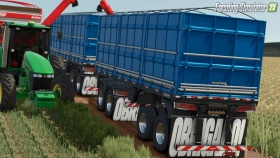 Randon Short Bulk Road Train Trailer for FS25
