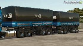 Randon Short Bulk Road Train Trailer for FS25