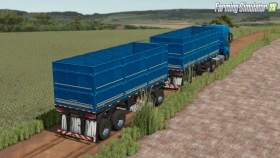 Randon Short Bulk Road Train Trailer for FS25