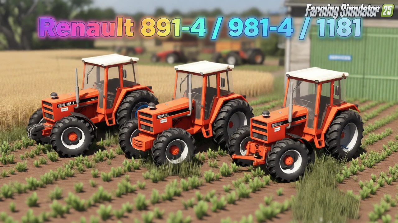 Renault 891-4 / 981-4 / 1181-4 Tractor v1.2 for FS25